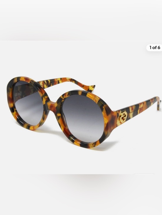 Gucci Accessories - Gucci Tortoiseshell Round Sunglasses with
